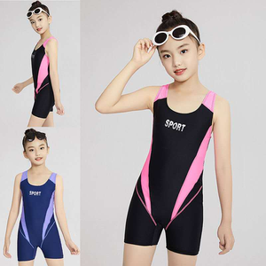 Abbigliamento sportivo per costumi da bagno interi per ragazze abbigliamento sportivo per attività per bambini modello di stampa Set di fornitura ODM - Product Image 1