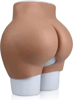 Pantalon en silicone pour les fesses, body shaper rembourré, culotte en silicone, faux fessier et hanches, rehausseur de fesses réaliste, taille plus
