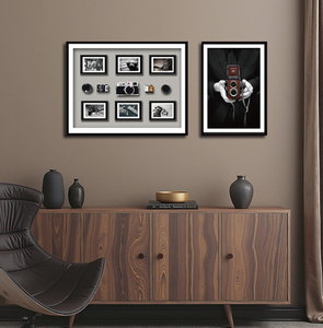 Thời Trang Bộ Sưu Tập Ánh Sáng Hiện Đại Chất Liệu Nhựa Cổ Điển Máy Ảnh 3D Khung Treo Sơn Cho Các Phòng Nghiên Cứu - Product Image 6