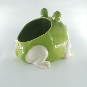 Vendite calde vetrate <span class=keywords><strong>in</strong></span> ceramica goffratura vaso di <span class=keywords><strong>fiori</strong></span> per interni all'aperto decorativo succulenta fioriera per vaso di <span class=keywords><strong>cemento</strong></span> - Product Image 3