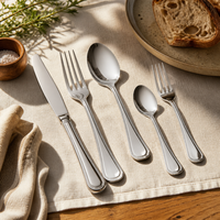 Ensemble de Couverts en Acier Inoxydable de Luxe Poli Miroir pour Hôtels, Restaurants et Cuisines – Vente en Gros