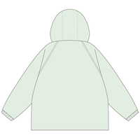 Vestes pour femmes et hommes Coupe-vent à capuche Coupe-vent ample à fermeture éclair Veste coupe-vent et imperméable