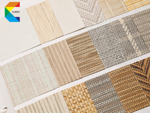 Papel pintado natural tejido hierba de lino Sisal innovador pared Hotel decoración comercial respetuoso con el medio ambiente duradero - Product Image 3