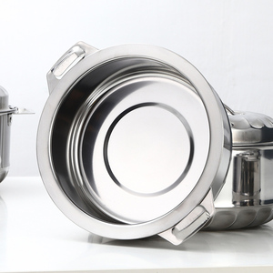 Juego de Recipientes para Alimentos de Acero Inoxidable de 1/2/3/5L con Tapa, Juego de Ollas Térmicas Redondas UA, Contenedor de Almacenamiento de Alimentos, Recipiente Térmico Grande - Product Image 5