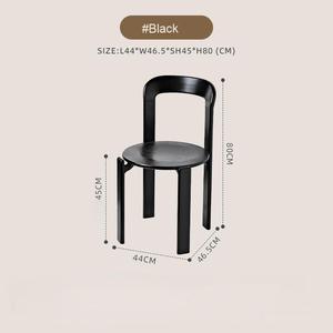 <span class=keywords><strong>Chaise</strong></span> de <span class=keywords><strong>salle</strong></span> <span class=keywords><strong>à</strong></span> <span class=keywords><strong>manger</strong></span> <span class=keywords><strong>contemporaine</strong></span> en bois massif Nordic Rey pour hôtel, villa, salon, bureau – Le favori des influenceurs - Product Image 5