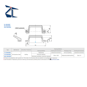 ZCSL-UWASNDF Roestvrijstalen Satijnen Afwerking Wijnkast Koelkast Vriezer Handvat Gegoten Diagonale Handgrepen - Product Image 2