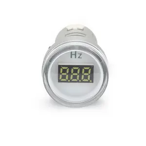 High Quality 22mm Circular Mini LED Digital Display Hertz Frequency Meter