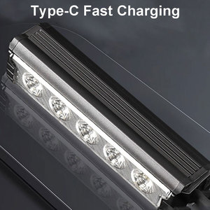 Luz recargable USB para bicicleta, manillar de aluminio para bicicleta de carretera, luces súper brillantes recargables, luz nocturna para bicicleta de montaña para MTB - Product Image 2