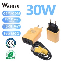 Chargeur mural double USB 5V 2.4A, adaptateur d'alimentation électrique avec double port, compatible avec Tecno, Itel, Samsung, Galaxy, Android