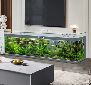 Mueble de <span class=keywords><strong>TV</strong></span> Cuadrado Moderno y Sencillo de Fábrica, Acuario sin Agua para Sala de Estar, Mediano/Grande, para Personas con Poco Tiempo - Product Image 5