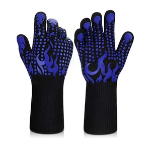 Guantes de Seguridad para Barbacoa Resistentes al Calor Extremo, Venta al Por Mayor, Personalizables, Guantes para Horno 932F OEM - Product Image 5