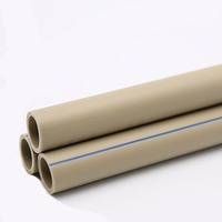 Tuyau d'alimentation en eau grise PPR en gros, résistant au sel et aux produits chimiques, longueur 4m, norme ISO, personnalisation disponible