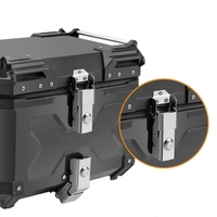 Nouveaux Produits Coffre Latéral en Alliage d'Aluminium pour Moto, Top Case 55L en Aluminium, Fabrication de Coffres Arrières de Moto