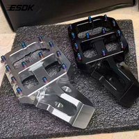 Repose-pieds pour Surron Ultra Bee & LBX Wide, pédales antidérapantes, broches remplaçables, pièces de moto tout-terrain personnalisées DIY, noir argent