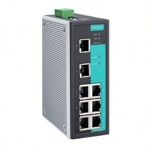 โมซ่า EDS-408A สวิตช์จัดการ 8 พอร์ตแบบติดตั้งบนราง DIN สำหรับอุตสาหกรรม - Product Image 3