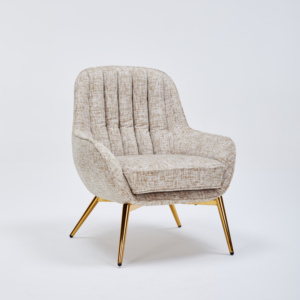 Hiện đại chần kim loại ghế ăn với nhung bọc đồ nội thất nhà cho phòng ăn phòng ngủ phòng khách hoặc nhà văn phòng - Product Image 1