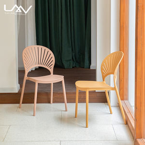 Chaises <span class=keywords><strong>de</strong></span> jardin <span class=keywords><strong>d</strong></span>'extérieur tendance, empilables, colorées, en plastique, pour restaurant, café, PP - Product Image 4