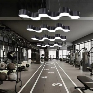 Lustre circulaire minimaliste contemporain suspendu décoratif <span class=keywords><strong>rond</strong></span> au plafond Lampes suspendues Design nordique moderne Anneau Led Lustres - Product Image 6