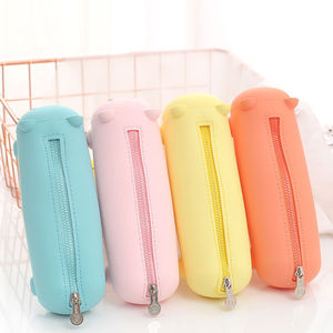Cute Puppy Dog Student <b>Silicone</b> <b>Rubber</b> Pencil Case Stationary Pouch for Organization and Convenience - Product Image 2