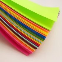 Papier crêpe froissé Origami de haute qualité Taille personnalisée pour l'artisanat fait main et le bricolage