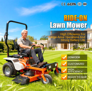 Cortacésped de Conducción Pequeño con Precio de Fábrica CE EPA, Tractor de 25 HP, Cortadora de Césped a <span class=keywords><strong>Gasolina</strong></span> de 48 Pulgadas, Segadora de Mayales y Giro Cero para Jardín - Product Image 2