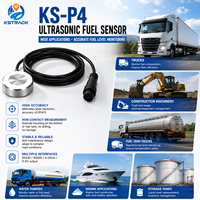 Capteur de niveau de carburant à ultrasons RS232 RS485 Surveillance du carburant pour système de suivi GPS Gestion de flotte