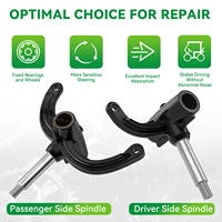 Ensemble d'axe de chariot de golf côté gauche et droit pour EZGO RXV 2008-up gaz et électrique OEM 601413 607413 610802 611271 607411