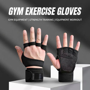 Gants de fitness respirants à demi-doigts pour l'haltérophilie et l'entraînement de force en salle de sport - Product Image 4