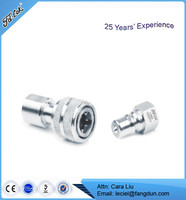 Acier inoxydable, tête hexagonale forgée, raccord rapide, série QV, même type que Swagelok, haute qualité, 3000 PSI, taille 1/8-1 pouce, poli 1