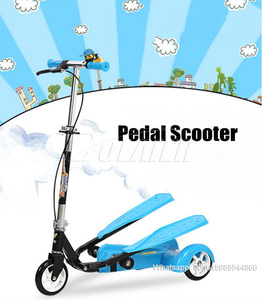 Patinete de 3 Ruedas Plegable con Pedales Dobles, Patinete con Alas para Niños/Bicicleta Patinete Zike en Venta - Product Image 4