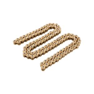 Piezas de Transmisión de Alta Calidad <span class=keywords><strong>428</strong></span> 428HO 520HO 118L 124L 128L 136L <span class=keywords><strong>Cadena</strong></span> de Motocicleta <span class=keywords><strong>Dorada</strong></span> con Anillo Tórico - Product Image 3