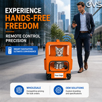 Poussette électrique pour animaux de compagnie OVS Walking Mesh Stair-Climbing 4 roues sécurisée, innovante, avec suivi automatique et télécommande