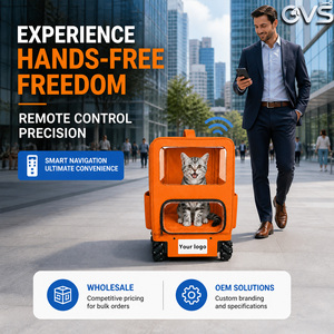Passeggino Elettrico per Animali Domestici OVS con 4 Ruote, Funzione di Salita Scale, Rete Traspirante, Tracker Innovativo, Auto-Follow e Telecomando - Product Image 1