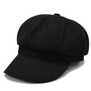 Boina Octogonal Unisex de Lana para Invierno, Diseño Vintage en Espiga, para Viajes y Pesca, Tejido de Lana/Poliéster, Uso en las Cuatro Estaciones - Product Image 4