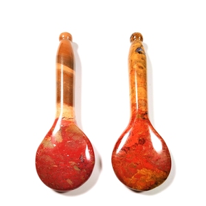 Cuillère de massage pour tout <span class=keywords><strong>le</strong></span> corps, traitement sain, soin du corps, mokaite, jaspe feng, gua sha - Product Image 2