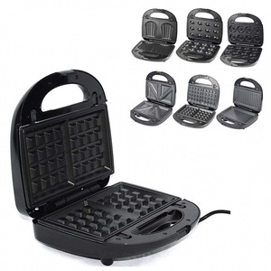 Zogifts <span class=keywords><strong>Sandwichera</strong></span> eléctrica antiadherente <span class=keywords><strong>para</strong></span> el desayuno Waffle Panini Maker 6 en 1 parrilla doméstica Waffle Antiadherente al por mayor personalizado - Product Image 1