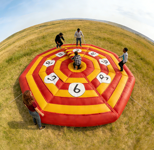 EASYFUN Juego Deportivo Inflable Personalizado Wipeout Bike Standing Meltdown con Brazo de Barrido para <span class=keywords><strong>Alquiler</strong></span> - Product Image 1