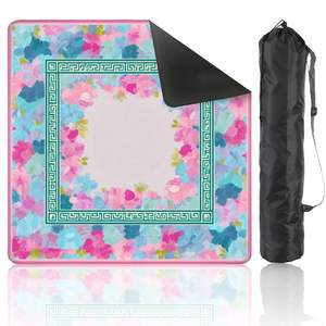 Tapis de jeu de <span class=keywords><strong>Mahjong</strong></span> en tissu, inodore, silencieux, antidérapant, pour cartes à jouer, design personnalisable, spécial export - Product Image 5