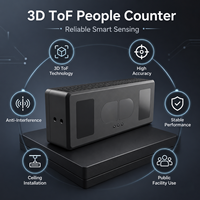 Sensor 3D ToF X-D535H untuk Langit-Langit Tinggi 3.5-7m, untuk Analisis Lalu Lintas Kota Pintar, Penghitung Orang, Mesin Pengujian Otomasi Industri