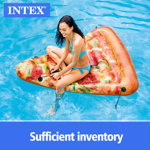 <span class=keywords><strong>INTEX</strong></span> 58752 colorido Pizza adulto cama flotante inflable adulto agua Pizza natación aire Mat moda multijugador flotante - Product Image 4