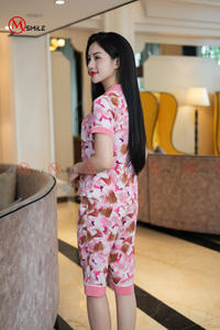 Femmes SOUDAGE TISSU FROID Pyjamas Ensemble Deux Pièces Pj Ensembles Vêtements De Nuit Boutonné Pj Ensembles Robe De Nuit Offre Spéciale - Product Image 5