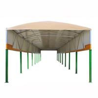 Garage métallique pliant de taille personnalisée abri voiture automatique push pull garage pliant électrique pour voiture