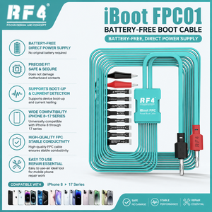 Câble flexible d'alimentation RF4 Boot FPC01 pour test de <span class=keywords><strong>carte</strong></span> <span class=keywords><strong>mère</strong></span> <span class=keywords><strong>iPhone</strong></span>, outil de diagnostic et de <span class=keywords><strong>réparation</strong></span> de téléphone, compatible avec les séries IP <span class=keywords><strong>8</strong></span> à 17 - Product Image 1