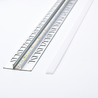 Solution d'éclairage minimaliste, bande LED, profilé en aluminium en forme de U, kit de profilés en aluminium