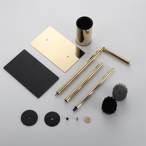 Moderno <span class=keywords><strong>Portarrollos</strong></span> <span class=keywords><strong>de</strong></span> <span class=keywords><strong>Papel</strong></span> Higiénico Independiente <span class=keywords><strong>de</strong></span> Acero Inoxidable con Juego <span class=keywords><strong>de</strong></span> Escobilla para Inodoro - Product Image 6