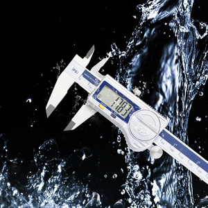 IP67 0-150 mét không thấm nước thép không gỉ kỹ thuật số Vernier Caliper Caliper điện tử với màn hình LCD hiển thị - Product Image 2