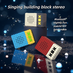 <span class=keywords><strong>Altavoz</strong></span> Estéreo Inalámbrico Portátil BT TWS con Diseño Modular de Bloques, Mezcla de Colores DIY, Mini Cubo de Escritorio, Regalo para Niños - Product Image 2