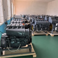 Mesin diesel berpendingin udara F4L912 untuk Deutz berpendingin udara 4 Silinder 4 Langkah 32kw 51kw 43hp 68hp