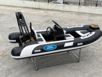 Hedia SP390 haute vitesse 12ft 13ft semi-rigide en aluminium Double coque RIB 390 bateau gonflable en aluminium