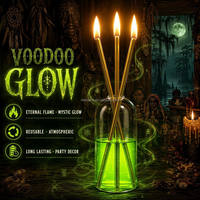 Nouvelle Bougie Liquide DIY d'Halloween à Flamme Éternelle, Mèche Métallique Réutilisable, Faible MOQ, Logo Personnalisé, pour Table de Fêtes